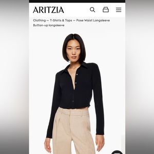 Aritzia button up